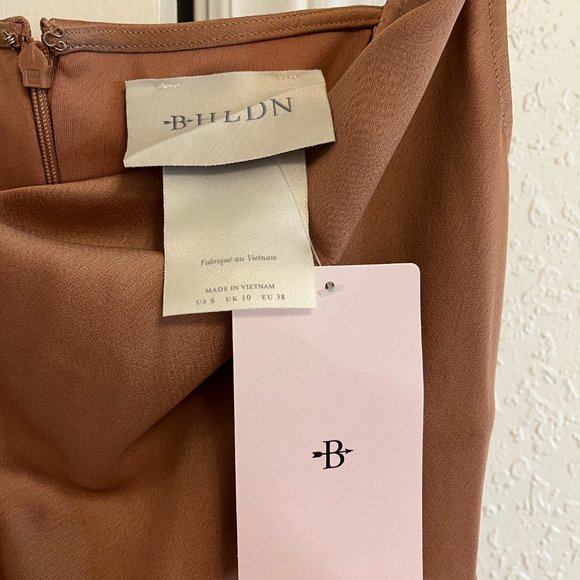 BHLDN Cali Satin Charmeuse Midi Dress - Picture 4 of 5